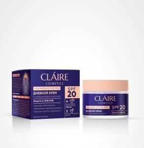 Фотография  CLAIRE Collagen Active Pro Крем ДНЕВНОЙ SPF 20, 50мл