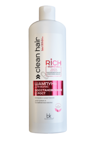 BELKOSMEX CLEAN HAIR LECITHIN Шампунь для волос ВОССТАНОВЛЕНИЕ и РОСТ, 500г