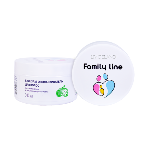 LIV DELANO Family Line Бальзам-ополаскиватель для волос с Д-пантенолом и маслом грецкого ореха, 300м