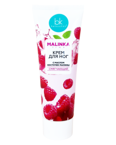 Фотография  BELKOSMEX MALINKA Line Крем для ног СМЯГЧАЮЩИЙ с маслом косточек Малины, 70г