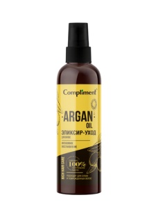 COMPLIMENT RichHairCare ЭЛИКСИР-УХОД длволос Интенсивное восстановление ARGAN OIL, 125мл/18шт, арт.9