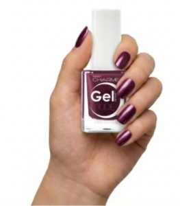 Фотография  CHARME Лак для ногтей перламутровый "Gel Nude" CH/NG-208 Бургундия 10 мл