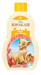 2351 DISNEY Король Лев ПЕНА для ванн СЛАДКАЯ КЛУБНИКА 420мл