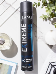 Фотография Glance Professional Лак для волос профессиональный • Экстремальный Объём • Extreme Volume • 400мл