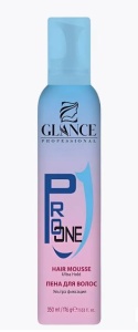 Glance Professional Мусс-Пенка для волос • Pro One • Ультра фиксация 350мл Фотография Glance Professional Мусс-Пенка для волос • Pro One • Ультра фиксация 350мл