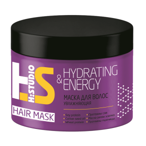 Фотография Romax Маска для увлажнения волос • Hydrating&Energy • H:Studio • 300гр