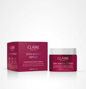 Фотография  CLAIRE SKIN MATRIX PEPTIDE Крем для лица НОЧНОЙ Питательный, 50мл