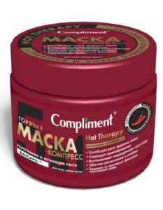 Фотография Compliment Маска-Компресс для волос • Укрепление • Активация Роста • Горячая • Hot Therapy • 500мл • Арт.641931