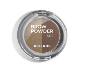 Фотография  RELOUIS Тени для бровей RELOUIS Brow Powder Set тон 01 TAUPE, арт. РБ492-25, 3 г.