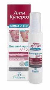 Флоресан Анти Купероз Дневной КРЕМ SPF 20, 65мл, арт.Ф-180