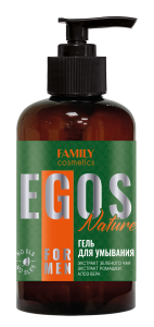 FAMILY COSMETICS EGOS for men Гель для умывания NATURE, 285мл арт.EGOS-21