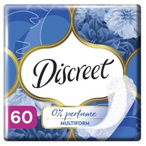 Фотография Discreet Женские прокладки • Ежедневные • 60шт • Мультиформ • Трио Air • №1949