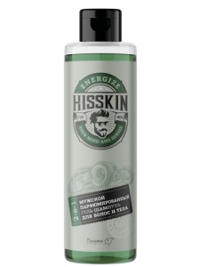Белита-М HISSKIN МУЖСКОЙ Гель-Шампунь Парфюмированный для волос и тела 2в1 300г