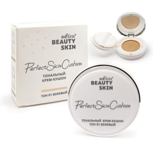 Фотография  БЕЛИТА Beauty Skin Тональный Крем-КУШОН тон 01 бежевый, 12 г