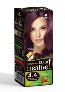 Фотография Fiona Creative color • тон 4.4 Доброе бургундское