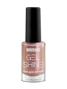 LUXvisage ЛАК для ногтей GEL SHINE тон 104 (Бежевый с Розовым перламутром) 9г, арт.К227