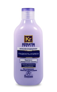 Фотография Флоресан Keratin-Complex • БАЛЬЗАМ-КОНДИЦИОНЕР "Гладкость и блеск", 300мл • арт.Ф-585