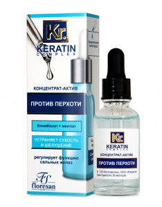 Фотография Флоресан Концентрат-Актив против перхоти • Keratin-Complex • 30мл • арт.Ф-725