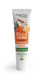 Фотография Iris Herbal Care • Крем для лица • ОБЛЕПИХА и ПШЕНИЦА • 100 г