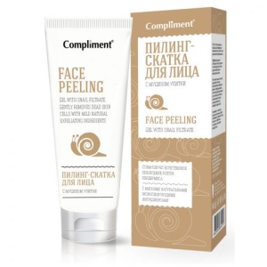 Compliment Пилинг-скатка для лица с муцином улитки, 80мл/25шт, арт. 874217