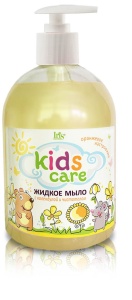 Фотография Iris Kids Care • Детское жидкое мыло с КАЛЕНДУЛОЙ и ЧИСТОТЕЛОМ • 500мл