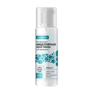 Compliment Мицеллярная мусс-пенка для умывания Матирующая 150мл/18шт, арт. 874460