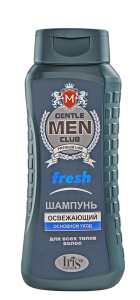Фотография Iris GentleMEN • club • Шампунь "FRESH освежающий" для всех типов волос • 400мл