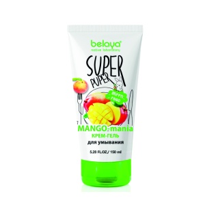 Фотография БЕЛАЯ КОСМЕТИКА Крем-гель для умывания • Mango-Mania • Super Puper • Туба • 150мл