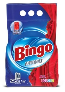 BINGO Порошок стиральный MATIC ECO ALL COLORS. 2,5 кг