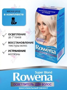 Фотография Acme-Color Осветлитель для волос • Rowena • Super Blond • 125гр
