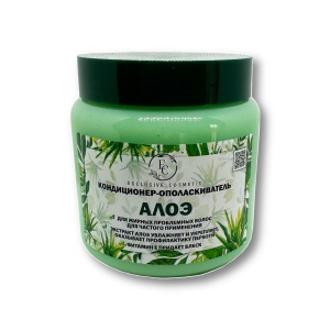 Фотография Эксклюзив-косметик Кондиционер-ополаскиватель • АЛОЭ • Для частого использования • Для жирных и проблемных волос • 500гр