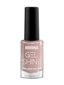 LUXvisage ЛАК для ногтей GEL SHINE тон 103 (Дымчатый Бежевый с шиммером) 9г, арт.К227