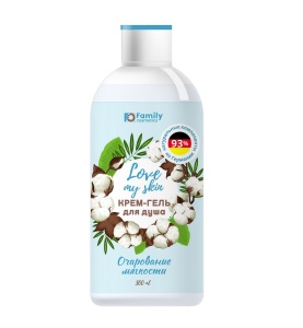 VILSEN LOVE MY Крем-Гель для душа ОЧАРОВАНИЕ МЯГКОСТИ, 300мл  Арт.LM-2004