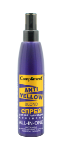 Compliment Anti-Yellow Blond СПРЕЙ для нейтрализации желтизны, 200мл, арт.913201