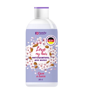 Фотография Vilsen LOVE MY Фито-Шампунь для волос СИЛА и БЛЕСК, 300мл • арт.LM-2008