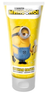 Фотография Гадкий Я Детская зубная Паста • БАНАН • 60г