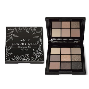 Фотография  БЕЛИТА LUXURY EYES Тени для век NUDE (9 тонов) 