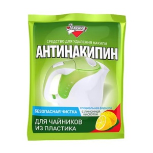 Фотография Золушка Антинакипин для пластиковых чайников • Средство для удаления накипи • 75г • арт.Б-33-1