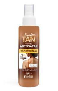 Фотография  Флоресан Sunless Tan Флюид Автозагар Золотистый, 200 мл арт.Ф-807