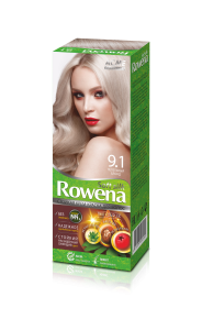 Фотография Rowena Краска для волос • Soft Silk • тон 9.1 • Пепельный Блонд • Без аммиака