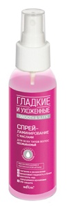БЕЛИТА ГЛАДКИЕ и УХОЖЕННЫЕ Спрей-ламинирование с маслами д/всех типов волос Несмываемый  100мл/15шт