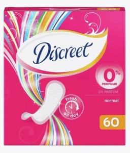 Фотография Discreet Женские прокладки • Ежедневные • Нормал Трио • 60шт • №2069