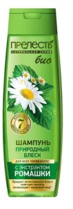 Фотография Прелесть БИО Шампунь • Для всех типов волос ПРИРОДНЫЙ БЛЕСК  • 400мл • арт.21-078