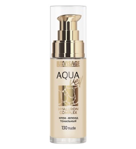 Фотография  LUXVISAGE AQUA veil HYALURON COMPLEX Крем-флюид тональный тон 130 Nude, 30 мл Арт.К1395