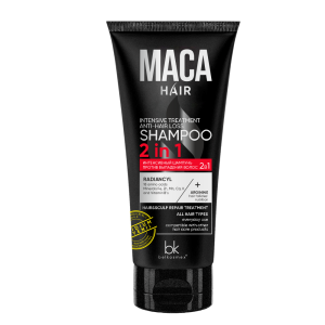 Белкосмекс MACA HAIR ШАМПУНЬ Интенсивный 2в1 против выпадения волос, 180г