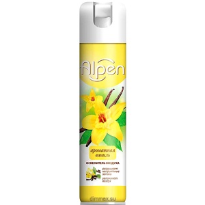 Фотография Alpen Освежитель воздуха • Ароматная ваниль 300мл