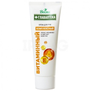 Фотография ПКК Весна Крем для рук • Главаптека • Витаминный • 75мл • код 2598