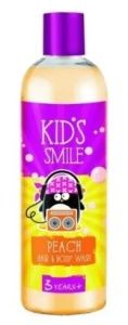 Фотография ROMAX "Kids Smile" Шампунь и Гель для душа 2 в1 Персик, 500г
