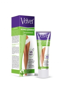 Velvet Экспресс-Депилятор для чувствительной кожи, 100мл/16шт, арт.640316