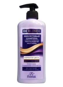 Фотография  Флоресан BE BLONDE Шампунь Фиолетовый Корректор цвета, 400мл Арт. Ф-718